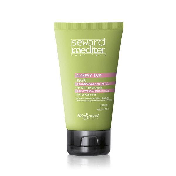 Seward Mediter Alchemy 13/M blizgesio suteikianti, drėkinamoji kaukė su arganų aliejumi, 75ml