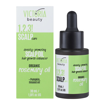 Victoria Beauty 1,2,3! Scalp! Rozmarinų aliejus plaukams, 30ml