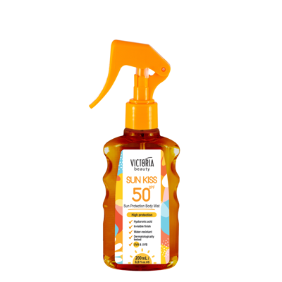 Victoria Beauty apsauginė dulksna kūnui SPF50, 200ml