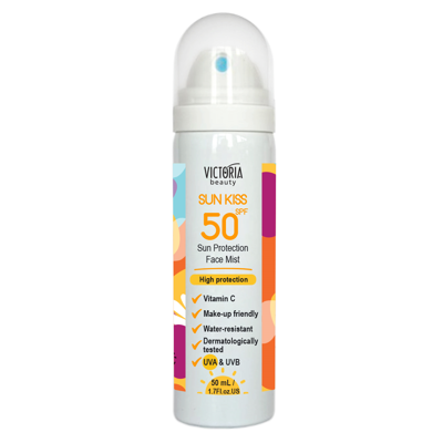 Victoria Beauty purškiama apsauginė dulksna veidui SPF50, 50ml