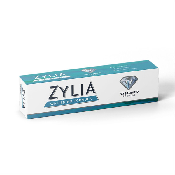 ZYLIA 3D WHITE, dantų pasta, 75ml paveikslėlis ZYLIA 3D WHITE, dantų pasta, 75ml paveikslėlis