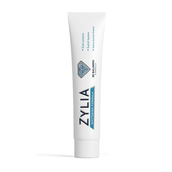 ZYLIA 3D WHITE, dantų pasta, 75ml paveikslėlis