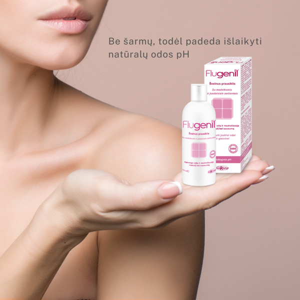 FLUGENIL, švelnus prausiklis, 150 ml paveikslėlis
