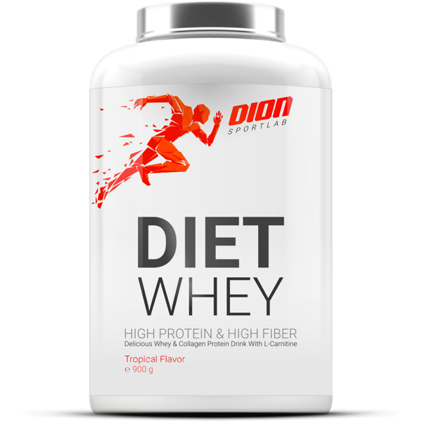 DION SPORTLAB DIET WHEY, Tropikų  sk., 900 g