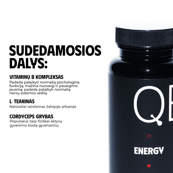QED Energy, 60 kapsulių