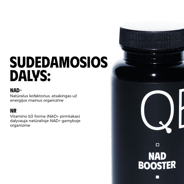 QED NAD Booster, 60 kapsulių