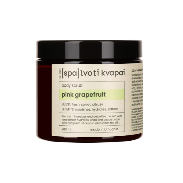 Spalvoti Kvapai Kūno šveitiklis Pink Grapefruit, 200 ml