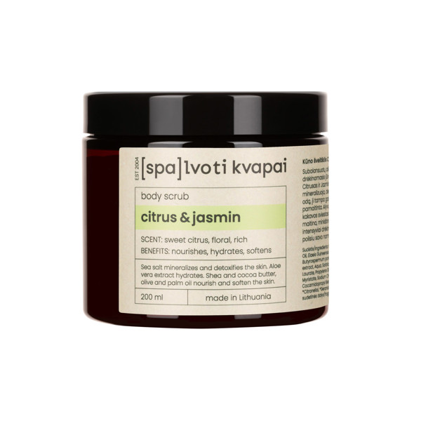 Spalvoti Kvapai Kūno šveitiklis Citrus & Jasmin, 200 ml