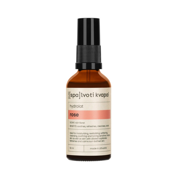 Spalvoti Kvapai Hidrolatas Rose, 50 ml