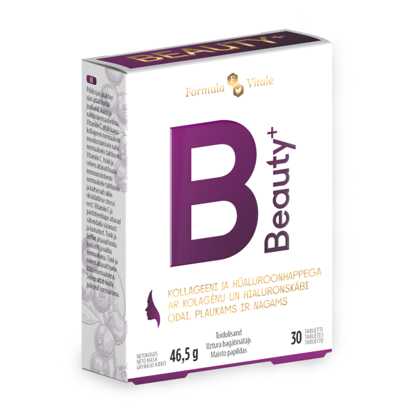 FORMULA VITALE BEAUTY+, 30 kapsulių paveikslėlis