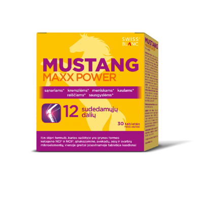 MUSTANG MAXX POWER, 30 tablečių paveikslėlis