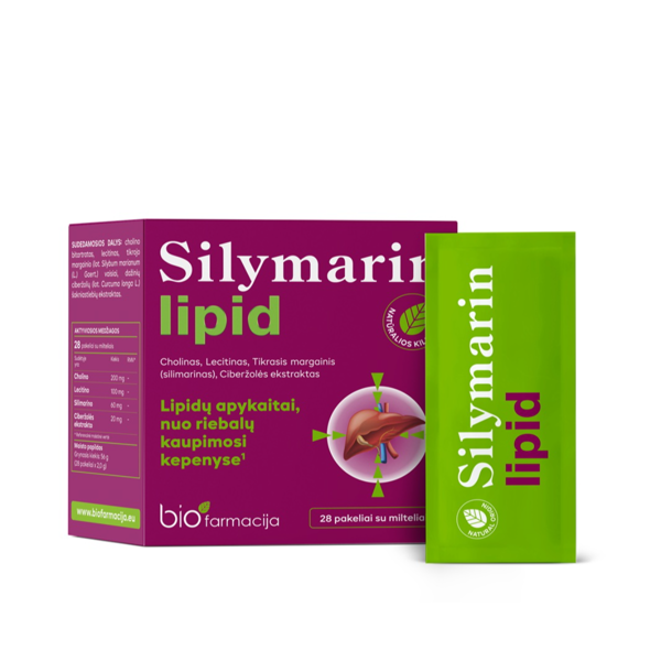 SILYMARIN LIPID, 28 pakeliai paveikslėlis
