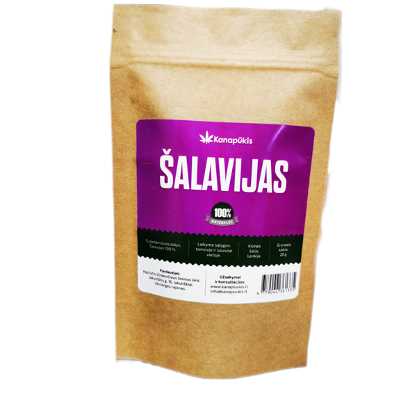 KANAPŪKIS Šalavijo arbata 20 g.
