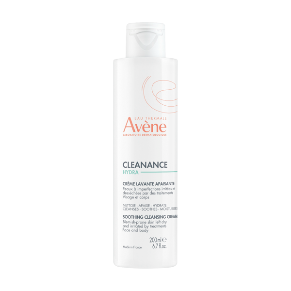 AVENE CLEANANCE HYDRA, valiklis dehidratuotai odai, 200ml paveikslėlis