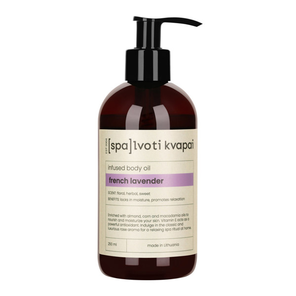 Spalvoti Kvapai Kūno aliejus French Lavender, 250 ml