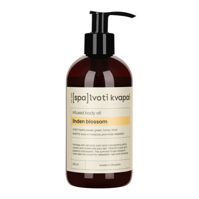 Spalvoti Kvapai Kūno aliejus Linden Blossom, 250 ml