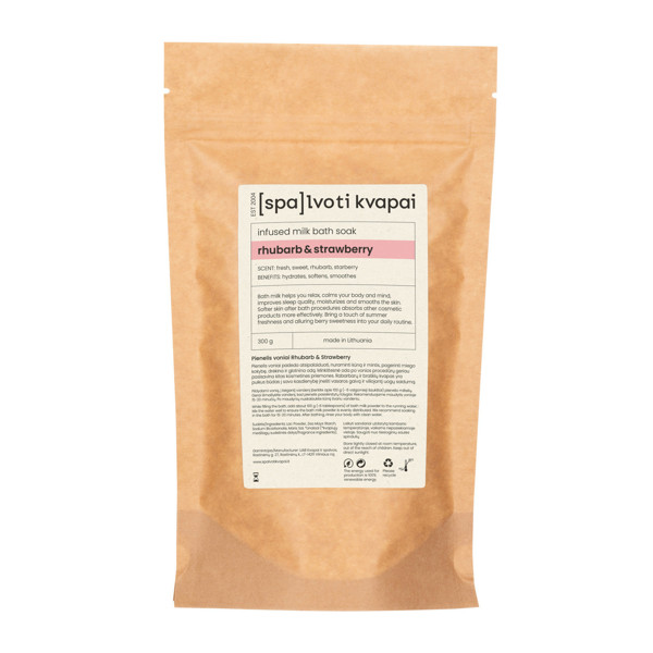 Spalvoti Kvapai Pienelis voniai Rhubarb & Strawberry, 300 g