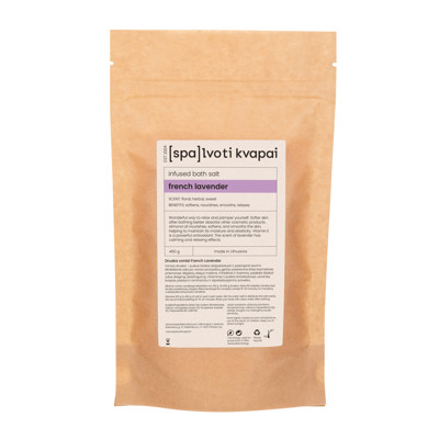 Spalvoti Kvapai Druska voniai French Lavender, 400 g