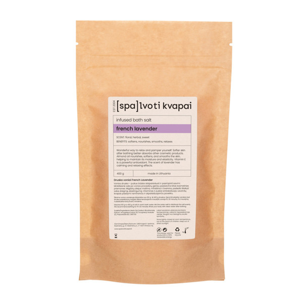 Spalvoti Kvapai Druska voniai French Lavender, 400 g