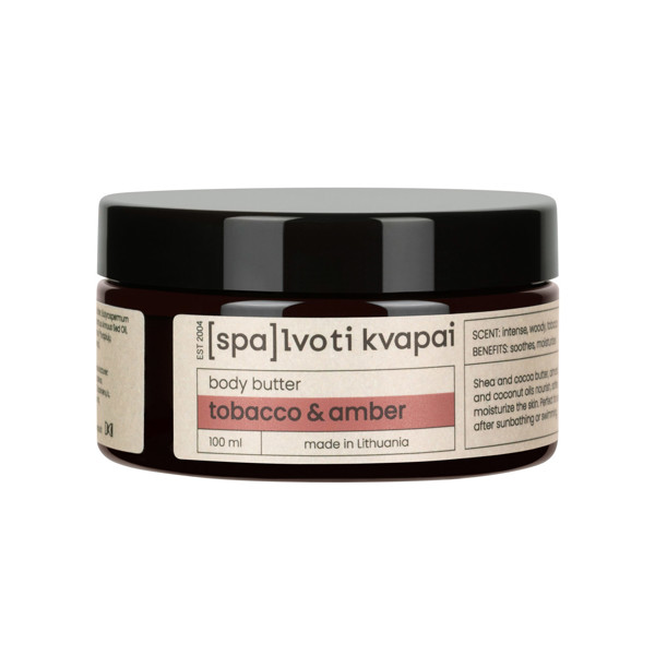 Spalvoti Kvapai Kūno sviestas Tobacco & Amber, 100 ml