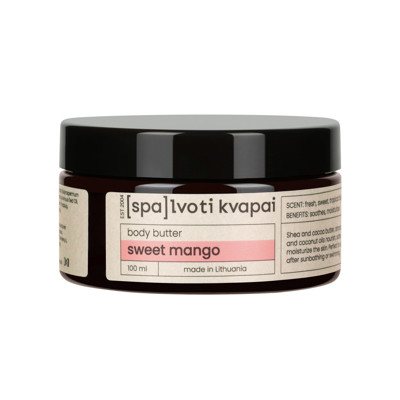 Spalvoti Kvapai Kūno sviestas Sweet Mango, 100 ml