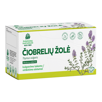 ACORUS ČIOBRELIŲ ŽOLĖ, 1,5 g, žolelių arbata, 24 vnt. paveikslėlis