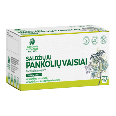 ACORUS SALDŽIŲJŲ PANKOLIŲ VAISIAI, 1,5 g, žolelių arbata, 24 vnt. paveikslėlis