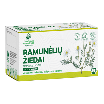 ACORUS, RAMUNĖLIŲ ŽIEDAI, 1 g, žolelių arbata, 24 vnt. paveikslėlis
