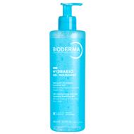 BIODERMA HYDRABIO GEL MOUSSANT, drėkinantis micelinis gelinis prausiklis dehidratuotai odai, 400ml paveikslėlis