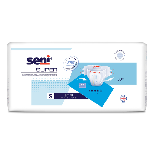 SENI SUPER S, sauskelnės, 30vnt. paveikslėlis