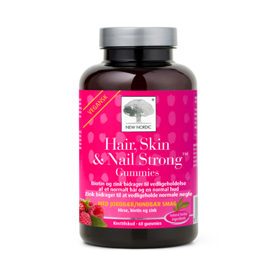 HAIR,SKIN&NAIL STRONG GUMMIES, 60 guminukų paveikslėlis