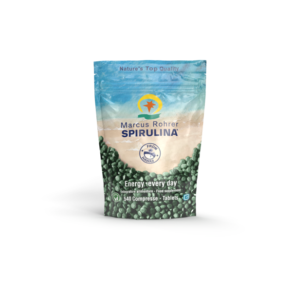 Marcus Rohrer Spirulina, 300 mg, 540 tablečių