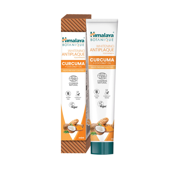 Balinanti dantų pasta Himalaya Botanique 75ml su imbieru ir kokosu