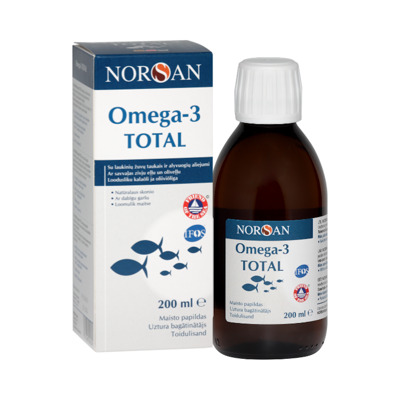 NORSAN OMEGA-3 TOTAL, natūralaus skonio, 200 ml paveikslėlis