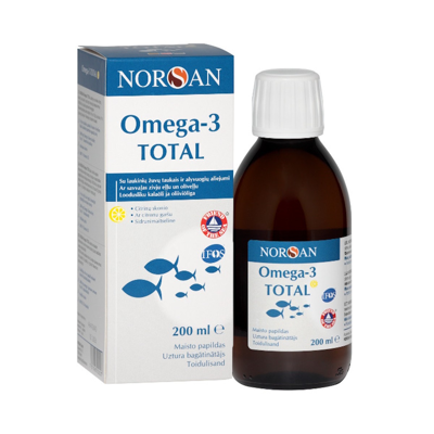 NORSAN OMEGA-3 TOTAL, citrinų skonio, 200 ml paveikslėlis