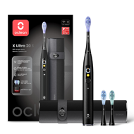 OCLEAN X ULTRA 20 S, išmanusis elektrinis dantų šepetėlis, juodos spalvos, 1 vnt. paveikslėlis