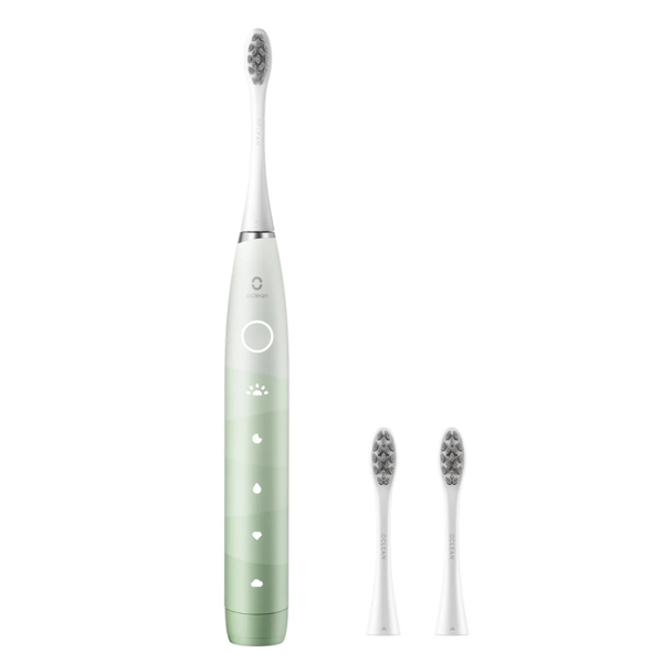 OCLEAN FLOW S, , elektrinis dantų šepetėlis, žalios spalvos, 1 vnt. paveikslėlis