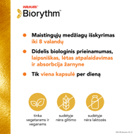 BIORYTHM MAGNE B6, 30 kapsulių paveikslėlis BIORYTHM MAGNE B6, 30 kapsulių paveikslėlis