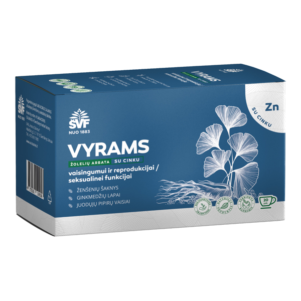 ŠVF/AC VYRAMS, vaistažolių arbata, N20  paveikslėlis ŠVF/AC VYRAMS, vaistažolių arbata, N20  paveikslėlis