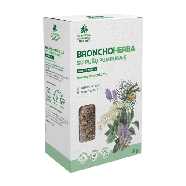 BRONCHOHERBA su pušų pumpurais, 50 g paveikslėlis