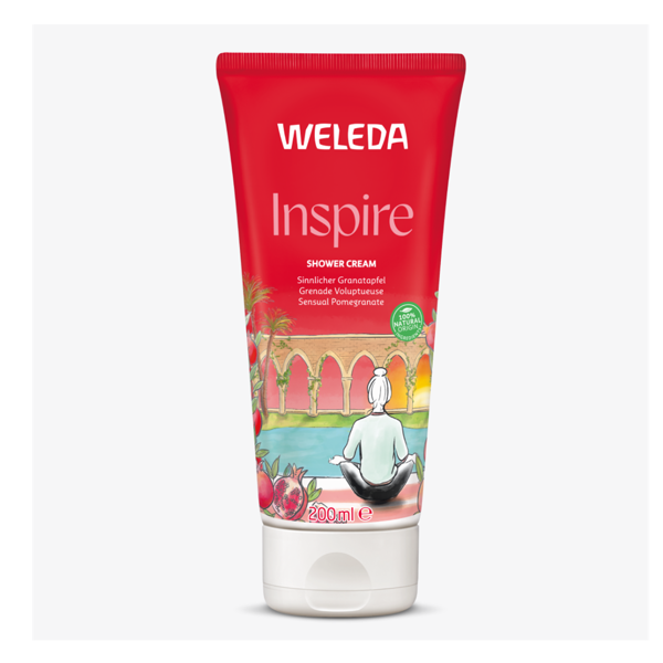 WELEDA INSPIRE, prausiklis su granatais, 200ml paveikslėlis WELEDA INSPIRE, prausiklis su granatais, 200ml paveikslėlis