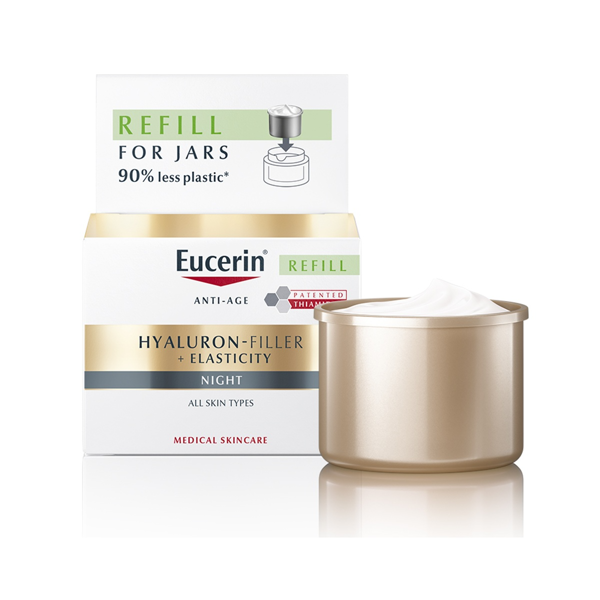 Eucerin Hyaluron-Filler + Elasticity, naktinis kremas, papildymas, 50ml paveikslėlis