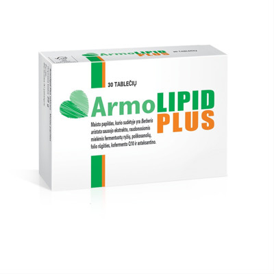 ARMOLIPID PLUS, 30 tablečių paveikslėlis