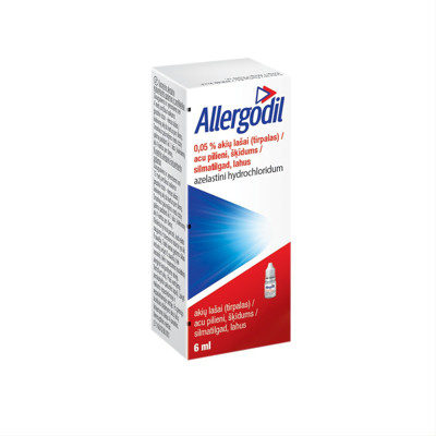 ALLERGODIL, 0,05 %, akių lašai (tirpalas), 6 ml  paveikslėlis