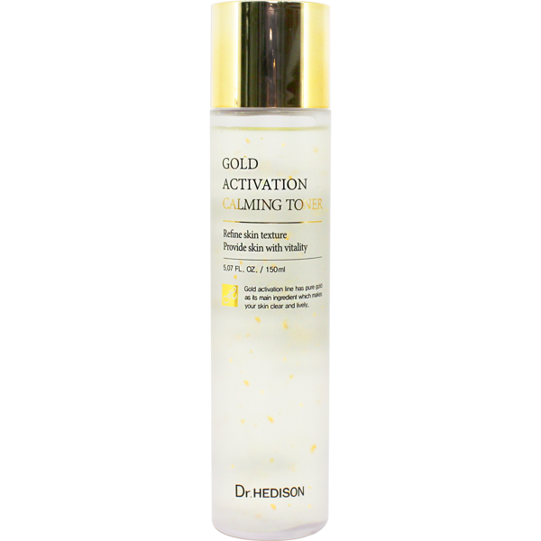 Gold activation calming toner