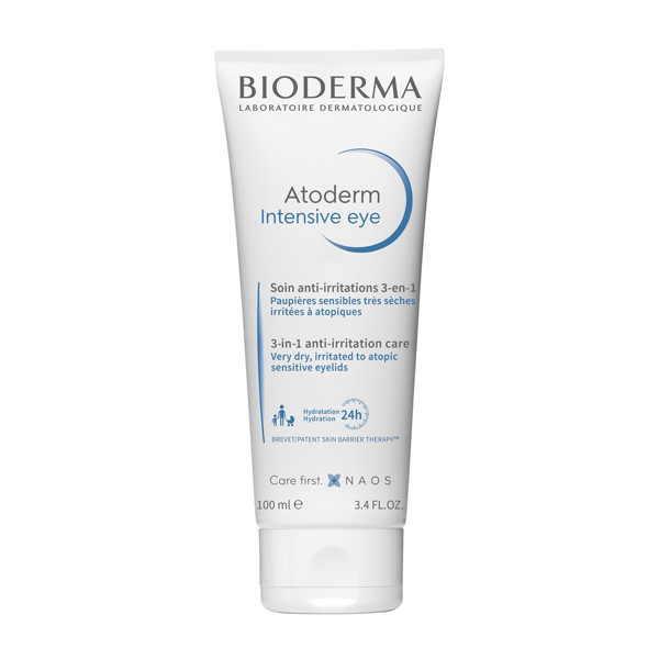 BIODERMA ATODERM INTENSIVE EYE, sausos ir sudirgintos akių zonos priežiūros priemonė, bekvapė, 100 ml paveikslėlis
