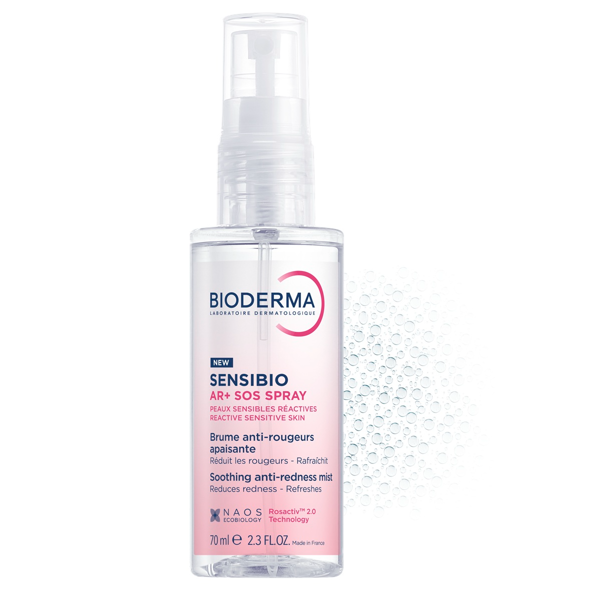 BIODERMA SENSIBIO AR+ SOS SPRAY, raminanti dulksna raustančiai odai,  70 ml  paveikslėlis