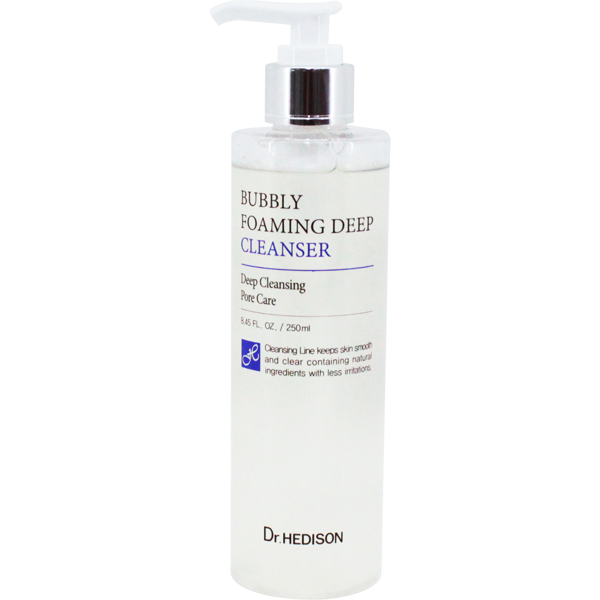 Bubbly foaming deep cleanser