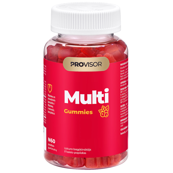 PROVISOR MULTI, 60 guminukų paveikslėlis
