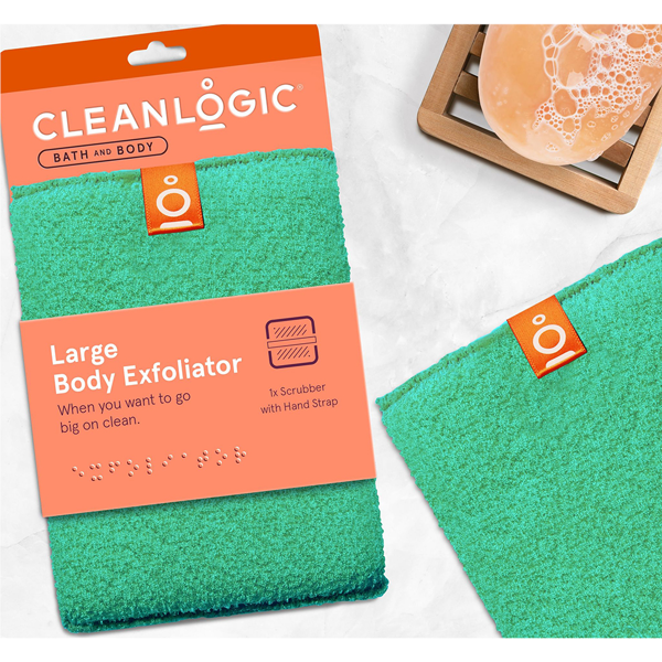 Cleanlogic Exfoliator kūno šveitimo kempinė (L dydis)